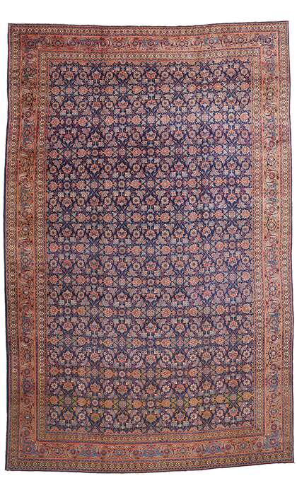 11 x 17 Antique Persian Tabriz Rug 90018