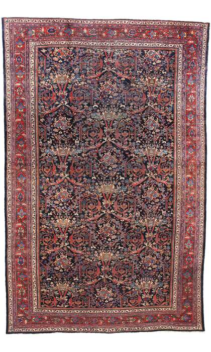 10 x 16 Antique Persian Sultanabad Mahal Rug 90022