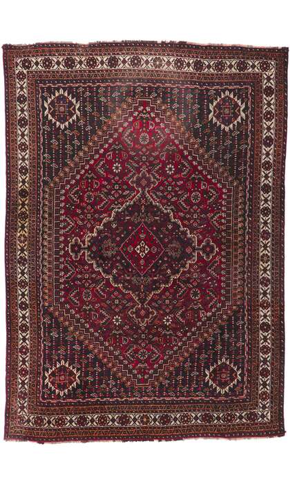 7 x 10 Antique Persian Shiraz Rug 78242