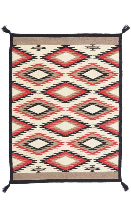 4 x 5 Vintage Eye Dazzler Navajo Rug 81119