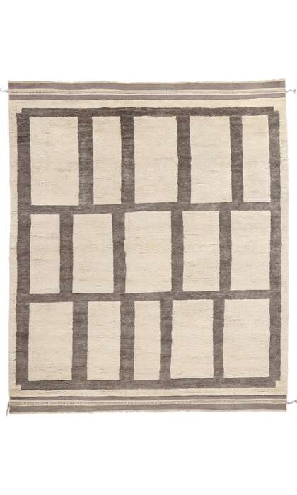 8 x 10 Modern Bauhaus Moroccan Rug 31190