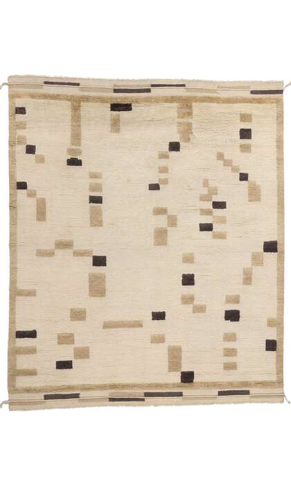 8 x 10 Organic Brutalist Moroccan Rug 31312