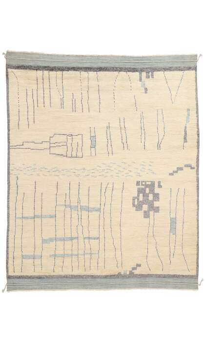 8 x 10 Organic Modern Brutalist Moroccan Rug 31235