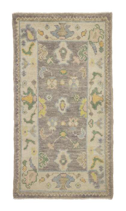 2 x 4 Colorful Turkish Oushak Rug 53600