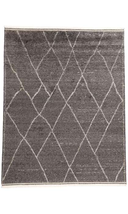 8 x 10 Urban Shadow Modern Gray Moroccan Rug 31211