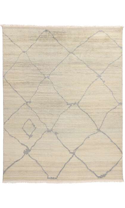 8 x 10 Modern Desert Mist Moroccan Rug 31270