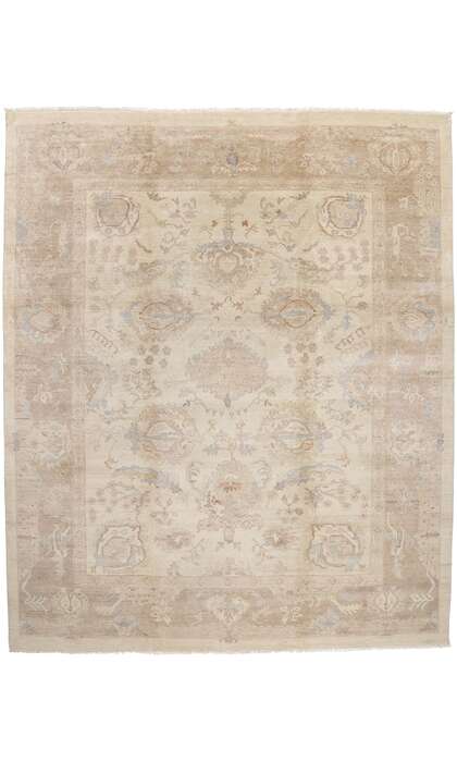 12 x 15 Vintage-Inspired Oushak Rug 30425