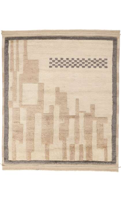 8 x 10 Urban Oasis Organic Brutalist Moroccan Rug 31181