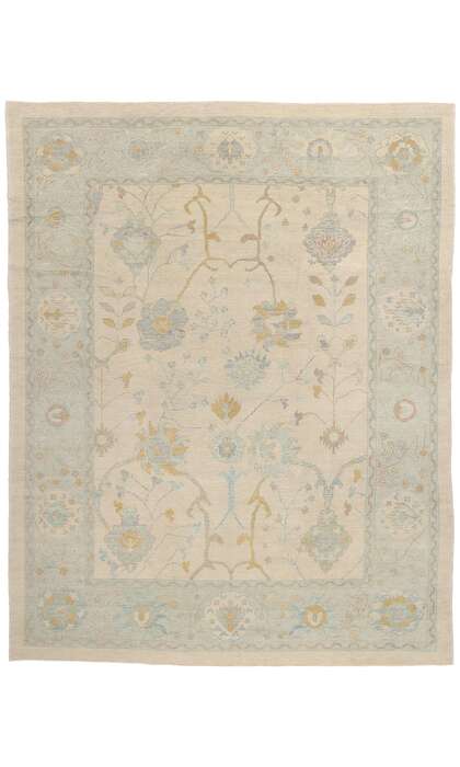 10 x 12 Modern Turkish Oushak Rug 53612