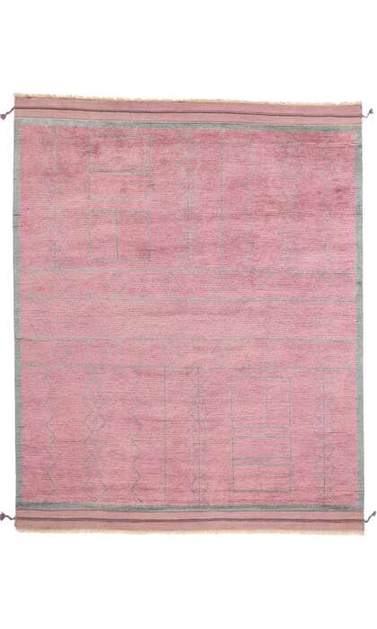 8 x 10 Blushing Nomad Boho Chic Pink Moroccan Rug 31188