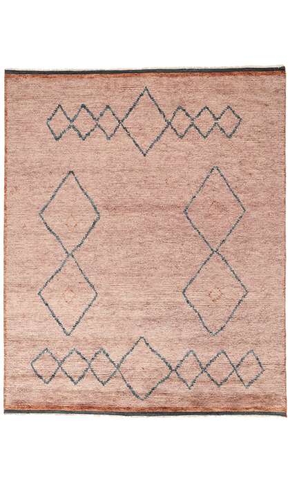 8 x 10 Desert Blush Modern Boho Pink Moroccan Rug 31199