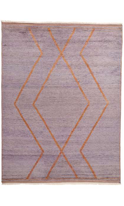 9 x 12 Twilight Horizon Modern Purple Moroccan Rug 31267