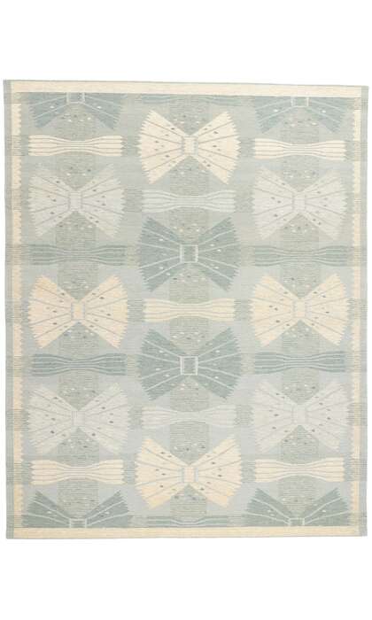 9 x 12 Scandinavian Modern Swedish Inspired Kilim Rug 31109