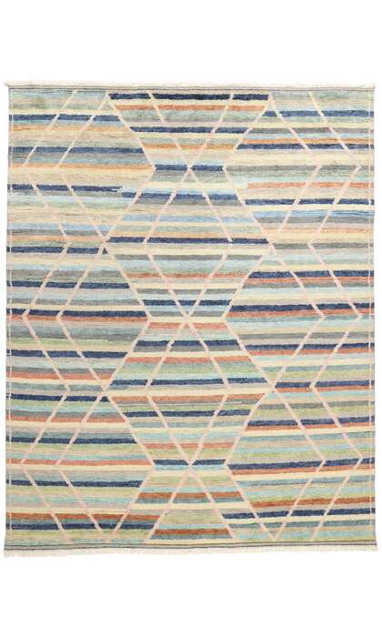 9 x 12 Prismatic Pathways Modern Moroccan Rug 31247