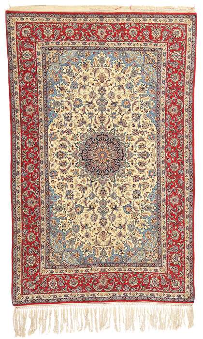 5 x 8 Vintage Persian Isfahan Rug 78918