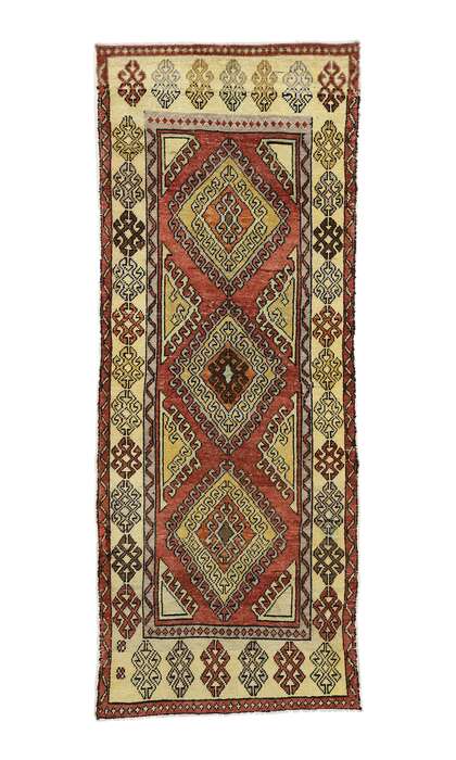 4 x 9 Vintage Turkish Oushak Rug 52412