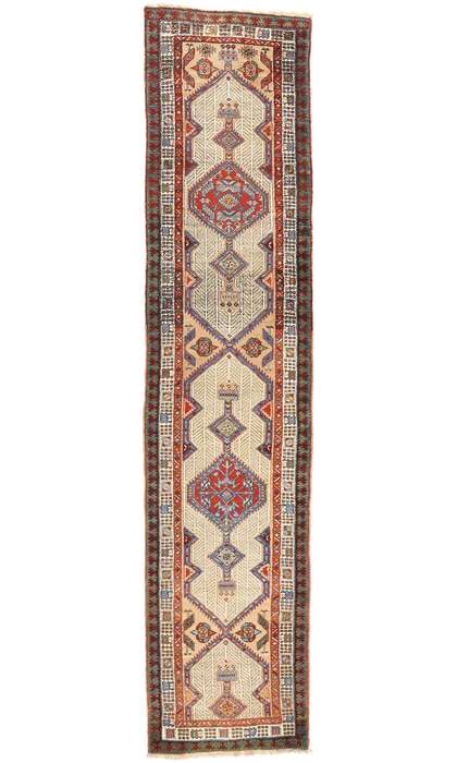 3 x 14 Antique Persian Malayer Rug Runner 78980