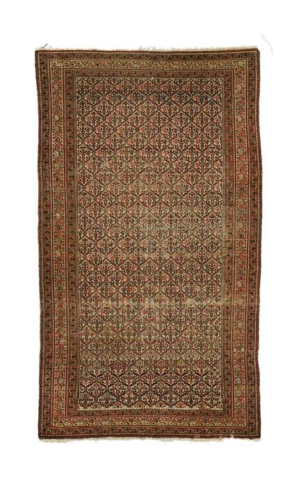 5 x 9 Distressed Antique Persian Malayer Rug 76694