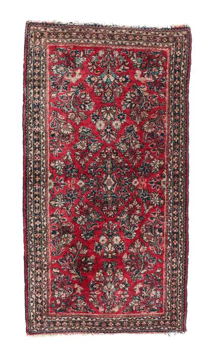 2 x 4 Antique Persian Sarouk Rug 78964