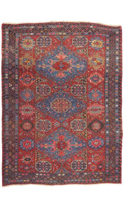 8 x 11 Antique Caucasian Soumak Rug 78953