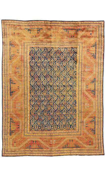 8 x 11 Vintage-Inspired Modern Kazak Rug 30193