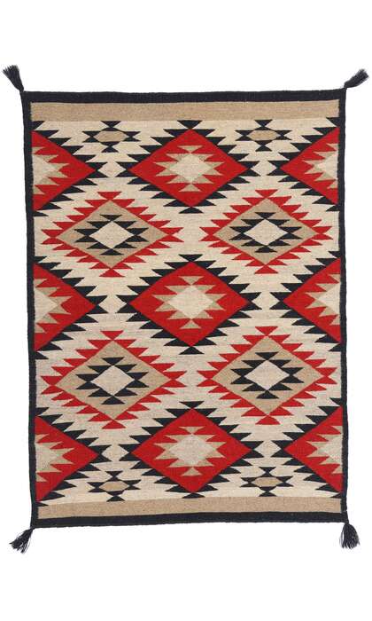 4 x 5 Southwest Modern Navajo-Style Kilim Rug 81121