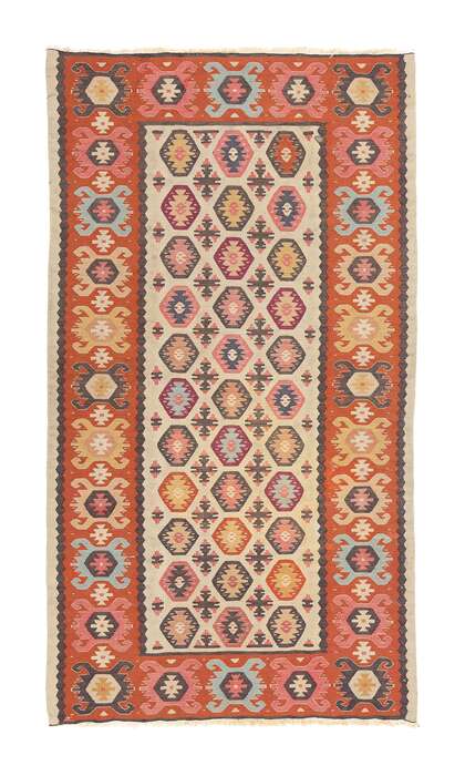 3 x 5 Vintage Turkish Kilim Rug 78938