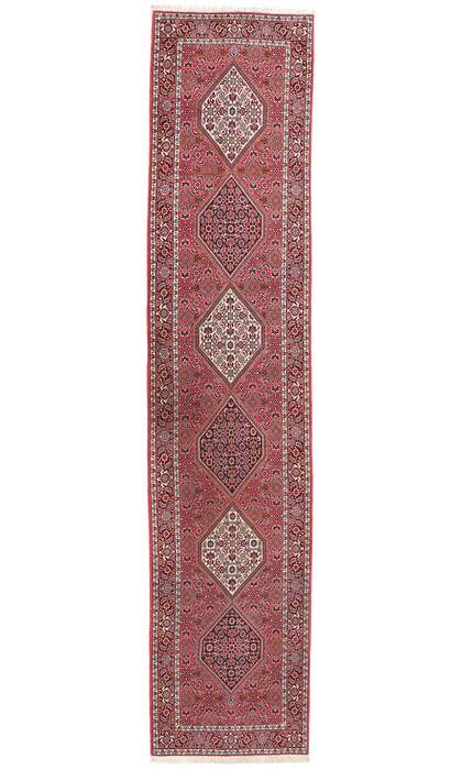 3 x 13 Vintage Persian Bijar Rug Runner 78957