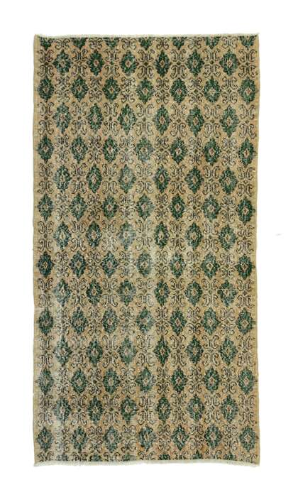 3 x 6 Distressed Vintage Turkish Sivas Rug 51963