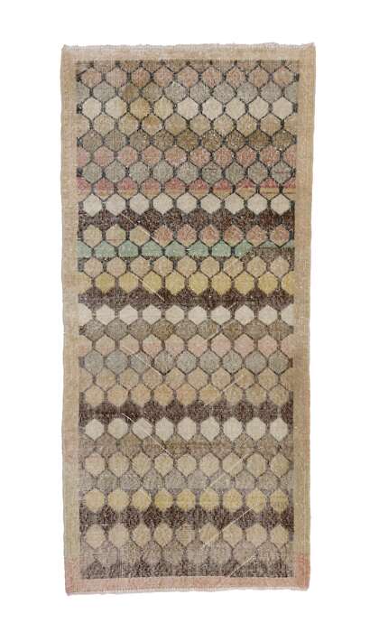 3 x 6 Distressed Vintage Turkish Sivas Rug 51975