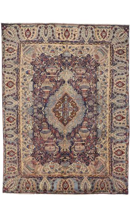 10 x 13 Vintage Persian Khorassan Rug 76039