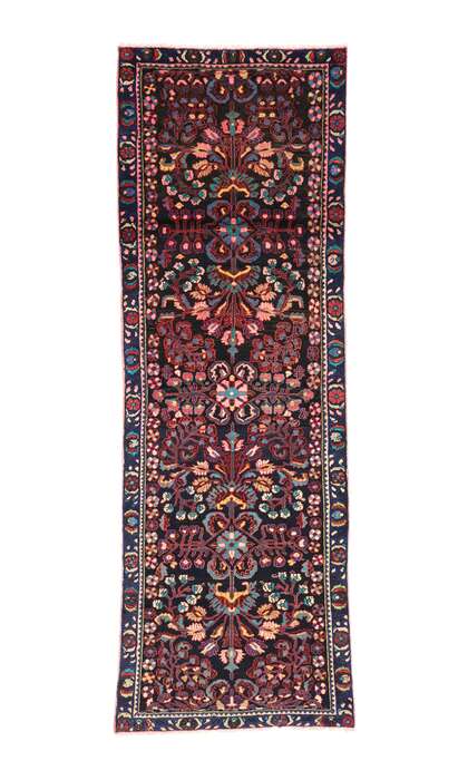 3 x 10 Antique Persian Bakhtiari Rug Runner 75289