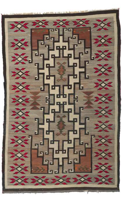 5 x 7 Antique Crystal Navajo Rug 78293