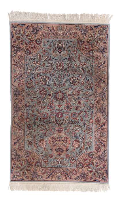 3 x 5 Vintage Persian Vase Tabriz Rug 79017