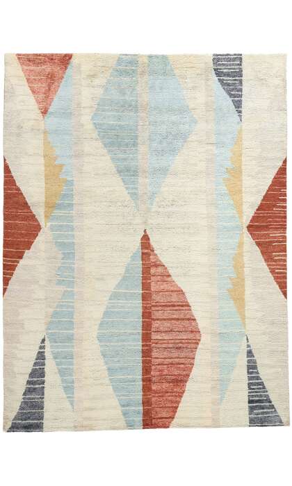 9 x 12 Modern Tribal Moroccan Rug 31232