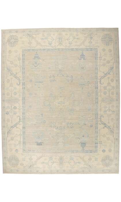 11 x 14 Vintage-Inspired Oushak Rug 80932