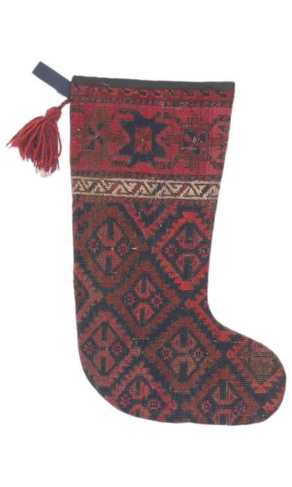 1 x 2 Antique Rug Christmas Stocking 79110