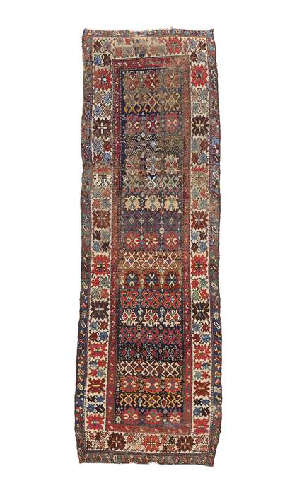 3 x 10 Antique Persian Northwest Tribal Rug Runner 79100