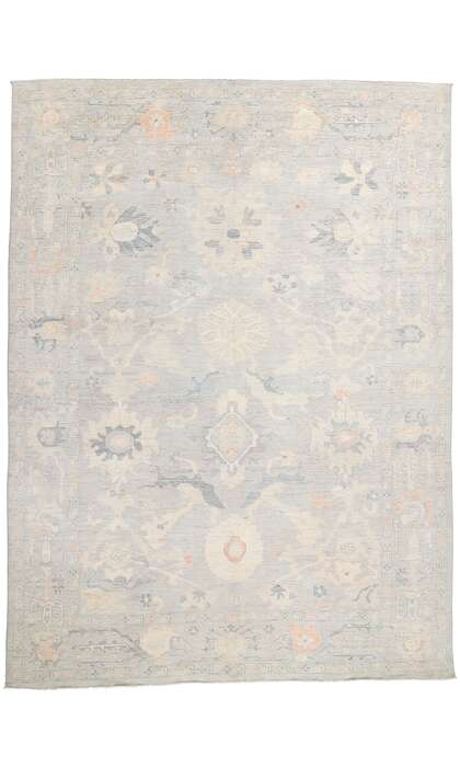 10 x 13 Contemporary Modern Light Blue Sultanabad Rug 81126