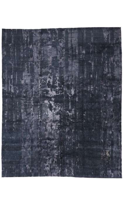 12 x 15 Modern Obscured Depths Tibetan Rug 79076