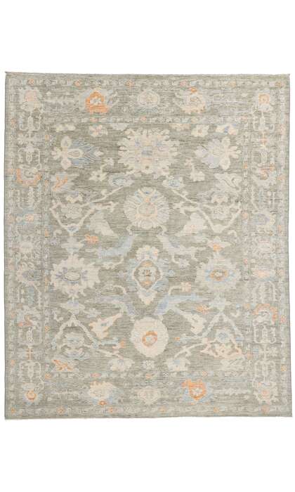 8 x 10 Contemporary Modern Gray Sultanabad Rug 81127