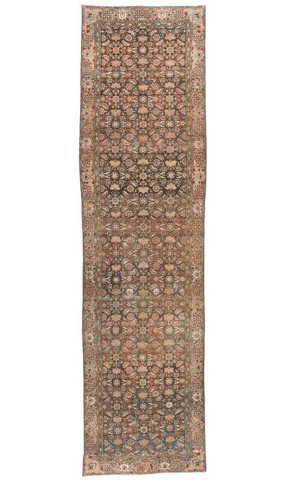 3 x 12 Distressed Antique Persian Malayer Rug Runner 61315