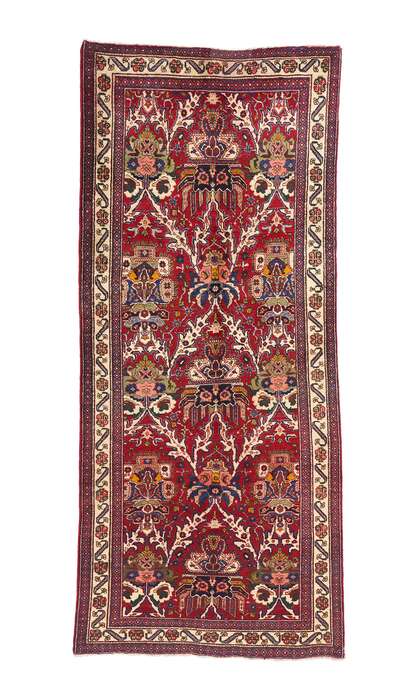 4 x 10 Vintage Persian Vase Heriz Rug 61374