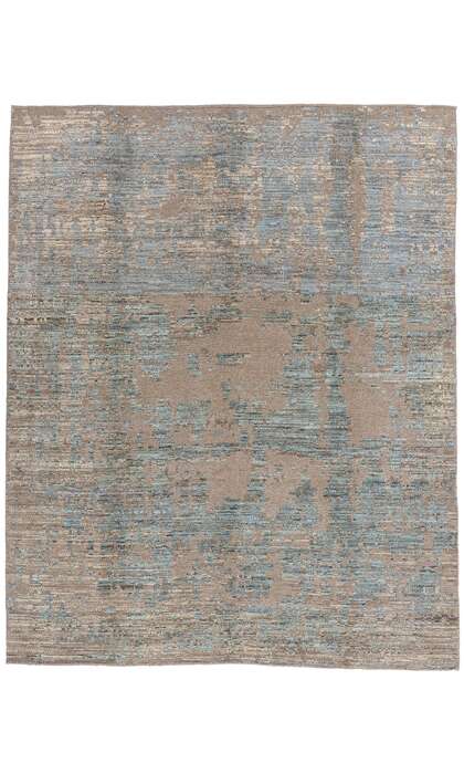 8 x 10 Modern Abstract Pakistani Soumak Rug 81142