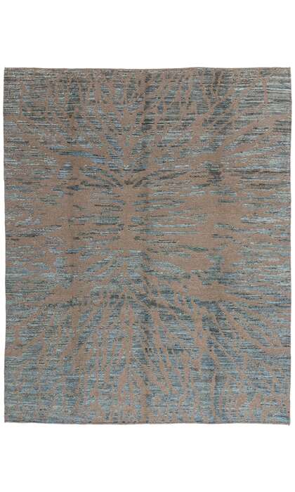 8 x 10 Modern Abstract Pakistani Soumak Rug 81145