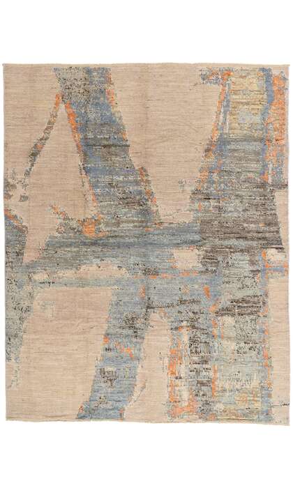 9 x 11 Modern Urban Drift Moroccan Rug 81146