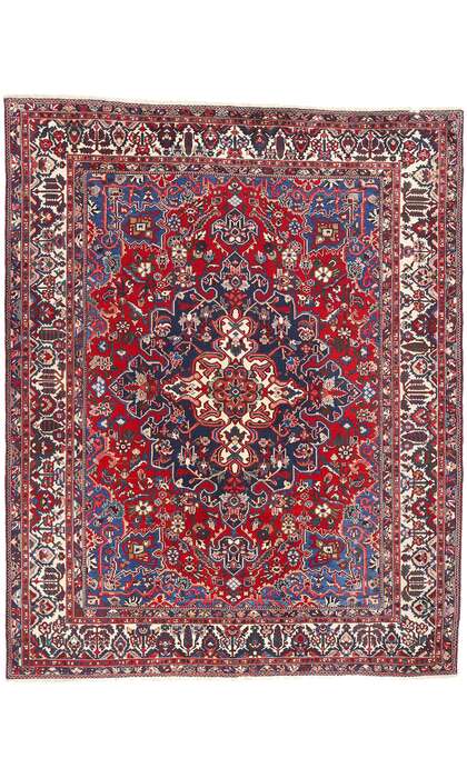 10 x 13 Antique Persian Bakhtiari Rug 79147