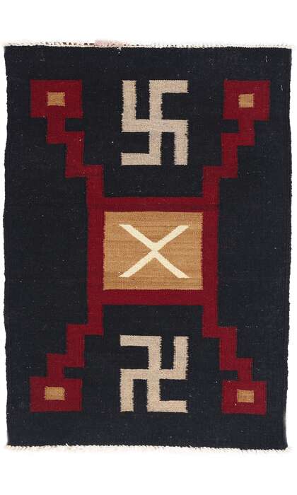 2 x 3 Southwest Modern Navajo-Style Kilim Rug 81132