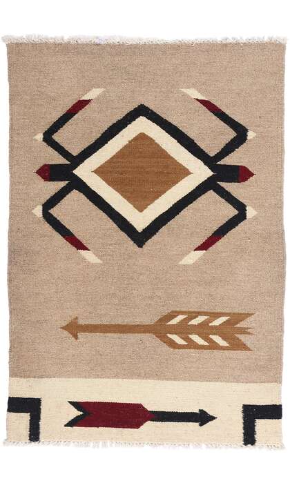 2 x 3 Southwest Modern Navajo-Style Kilim Rug 81135